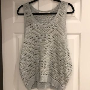 Open knit top